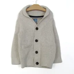 ギャップ カーディガン 長袖 コットン100% ブランド トップス 白 ベビー 男の子用 80サイズ ホワイト GAP 【中古】