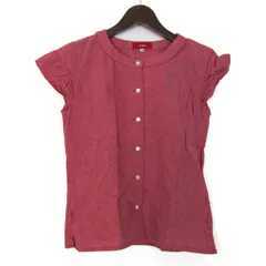 シップス 半袖シャツ コットン100% ブランド トップス 赤 キッズ 女の子用 150サイズ レッド SHIPS 【中古】