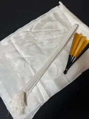 留袖用 正絹 礼装用 帯揚げ 帯締め 末廣 3点セット②