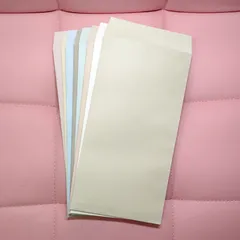 定形封筒 長形3号 淡色 8枚セット