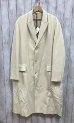 AURALEE ／その他コート／DOUBLE CLOTH HIGH COUNT WOOL CHESTERFIELD COAT／A24SC01RU／タグ付き／アイボリー／サイズ4／オーラリー