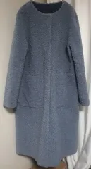 LBL フェイクファー リバーシブル ロング ムートンコート