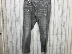 DSQUARED2 ペイント加工 デニムパンツ グレー 46 - メルカリ