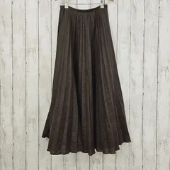 【 SLOBE IENA 】スローブイエナ リネン プリーツスカート