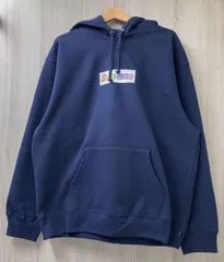 Supreme Bling Box Logo Hooded Sweatshirt シュプリーム パーカー Lサイズ ネイビー