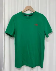 THE NORTH FACE ザノースフェイス ホワイトラベル ヌプシ(ヌプシ)ラウンド グリーン半袖Tシャツ