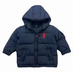 ポロラルフローレン ダウンジャケット ベビー キッズ 90サイズ ネイビー 濃紺 防寒 冬物 赤ちゃん用