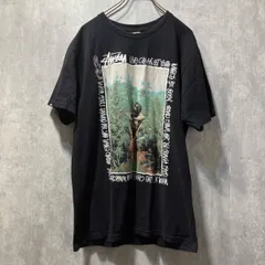 STUSSY PETER TOSH TEE 半袖Tシャツ M ブラック ステューシー 