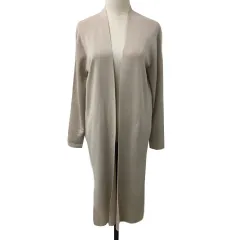 グリーンレーベルリラクシング ユナイテッドアローズ green label relaxing カーディガン ニット 前開き ロング 無地 ウール 長袖 ベージュ