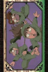 ux317 忍たま 乱太郎  忍たま  三年ろ組 No 3 希少絵巻 富松作兵衛 神崎左門 次屋三之助 カード  フロンティアワークス 初版