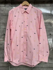 RALPH LAUREN 長袖シャツ BDシャツ CUSTOM FIT サイズXL ピンク 