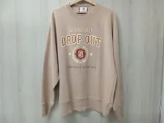 SON OF THE CHEESE college crew neck sweat スウェット ベージュ サイズM サノバチーズ 