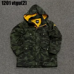 THE NORTH FACE ザノースフェイス カモフラージュ マウンテンパーカー ジャケット キッズ