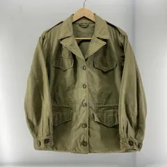 【中古】U.S.ARMY 50s M-1943 WOMEN'S FIELD JACKET オリーブ M相当 △タグ表示消え[24]