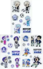 【中古】シール・ステッカー [単品] 集合 描き下ろし凪・玲王・斬鉄学生服SDステッカー 「コミックス ブルーロック 第36巻 特装版」 同梱特典
