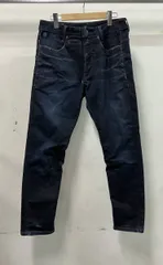 G-STAR RAW ジースターロウ D-STAQ 3D SUPER SLIM ヒゲ加工 ストレッチ ジーンズ 替えボタン付き サイズW30 L32 ネイビー 中国製