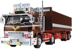 アオシマデコトラ グランドプロフィア海上コンテナトレーラー - メルカリ
