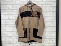 Disney ディズニー USA古着 MICKEY UNLIMTED メンズ Mサイズ ベージュ ブラック フーディ パーカー アウター レトロ プリント