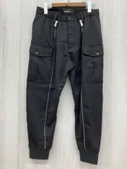 DSQUARED2 パンツ サイズ44 ブラック ウール レーヨン ジップ イタリア製