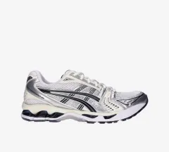 アシックス ゲル カヤノ 14 白 ミッドナイト スニーカー
