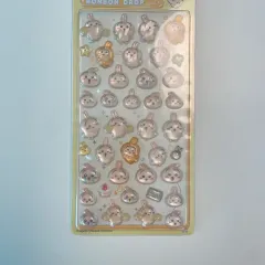 新品) ちいかわ うさぎ ボンボンドロップ ステッカー ボンボンスステッカー 立体シール ダイアリーデコ 携帯デコ