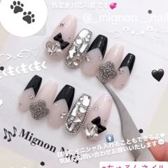 お急ぎ便A♡ ネイルチップ 量産型 ギャル スナ系 オタクネイル