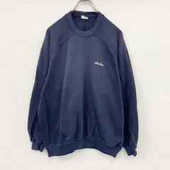 古着 used　ellesse　エレッセ　スウェット/トレーナー　紺　ネイビー　