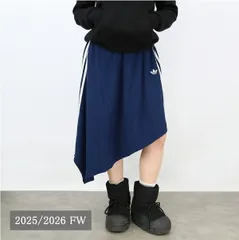 ■adidas Originals アディダス オリジナルス KS7782 アシンメトリースカート ASYMETRIC SKIRT トレフォイルロゴ刺繍 ワッフル素材 レディース ブランド