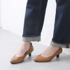 [キャメル]日本製 パンプス 外反母趾 靴 4E 幅広 ポインテッドトゥ 5cmヒール 5センチヒール 痛くない 柔らかい 長時間 疲れない 歩きやすい 軽い フォーマル オフィス 通勤 立ち仕事 冠婚葬祭 おしゃれ きれいめ k45-374081