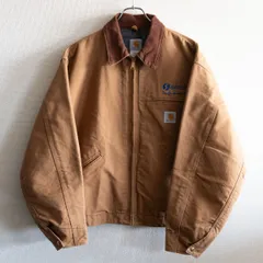 【雰囲気抜群/USA製】Carhartt【 DETROIT JACKET デトロイトジャケット】J01 BRN 52 ブラウン ダック カーハート 古着 25111138
