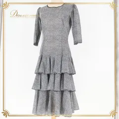 フラメンコ 衣装 ワンピース トップス 黒 白 フリル 軽い 薄い 重ね着 水玉 柄 模様 ブラック系 ホワイト系 フォーマル ダンス コスチューム パーティー おしゃれ ステージ エレガント シンプル カジュアル フェミニン レディース