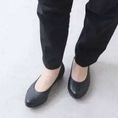 [ブラック]日本製 パンプス 外反母趾 靴 4E 幅広 フラットシューズ ローヒール ぺたんこ 痛くない 柔らかい 疲れない 歩きやすい フォーマル オフィス 仕事用 通勤 立ち仕事 冠婚葬祭 結婚式 おしゃれ レディース靴 黒 k58-378055