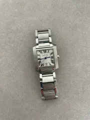 カルティエ タンクフランセーズ スチール 時計