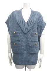 中古】Curensology カレンソロジー トップス ツイーディヤーンニット