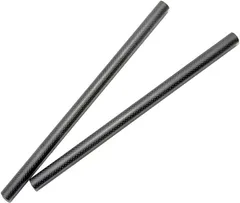 NICEYRIG カメラカーボンロッド 外径15mmロッド 15mmロッドシステム 15mmロッドパイプ 長さ30cm 12インチ 2本入り (カーボンロッド-011)のサムネイル