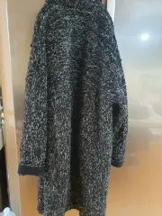 システム ボカシ ニット ロング カーディガン 55