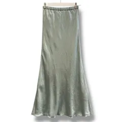 タグ付き 未使用品 SLOBE IENA スローブイエナ ヴィンテージサテンマーメイドスカート サイズ36 メタリックグリーン 定価13200円 NO24-060-912-4050-1-0 ロング Aライン レディース 春 ゴーゴー古着久喜倉庫店 草2611