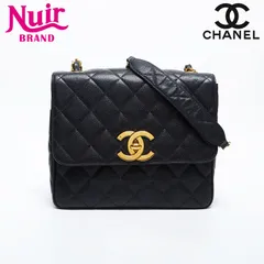 CHANEL シャネル ショルダーバッグ 3番台 1994-1999 キャビアスキン スクエア マトラッセ
