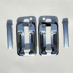 Chrome Truck Parts いすゞ 07/23エルフ 07/23フォワード ファイブスターギガ メッキカーパーツ サイド ドアハンドル カバー ガーニッシュ デコトラ (シルバー,  ドアハンドルカバー)のサムネイル
