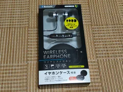 イヤホンケース付き ワイヤレスイヤホン GRND-BTE100BT198 BK