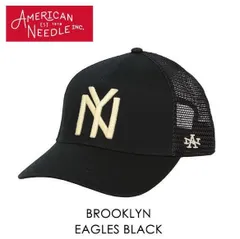 【大藤勇矢着用ブランド】AMERICAN NEEDLE NY トラッカーメッシュキャップ 【ブラック】