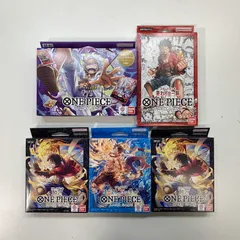 【中古美品】 未使用 未開封 ONE PIECE ワンピース カード ゲーム スタートデッキ ギア5 麦わらの一味 エース＆ニューゲート 3D2Y 5箱 セット まとめ 【081-251201-mh-04-fuz】