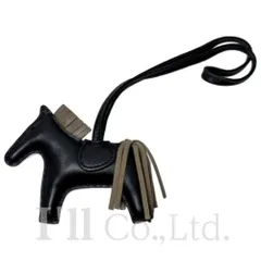 HERMES　エルメス　ロデオ　PM　チャーム　H064929CAFI　アニョーミロ　ノワール　エトゥープ　ブラック　W刻　ブランド小物　バックチャーム　ストラップ　キーホルダー　馬モチーフ　ホース【中古】【81171】