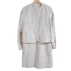 PREMISE FOR THEORY LUXE(プレミス フォー セオリー リュクス) ワンピーススーツ レディース - ベージュ