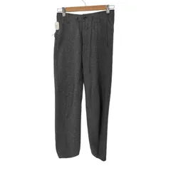 カズユキクマガイアタッチメント KAZUYUKI KUMAGAI ATTACHMENT 13aw カシミヤ混ニットフラノ ロングパンツ メンズ JPN：1 