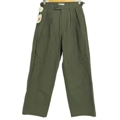 ユーズドフルギ USED古着 {{Bleme}} ヘビーツイル ワイドストレート ダブル インタック グルカチノパンツ  メンズ JPN：S 