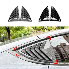 【送料無料】テスラ Model Y 2019+ 後席窓用ブラインド 車外装パーツ 車両エアロ パーツ 鋼琴黒?カーボンデザインZX03今だけ特価