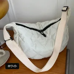 キルティング マザーズバッグ ショルダーバッグ ミニショルダー 韓国　ホワイト
