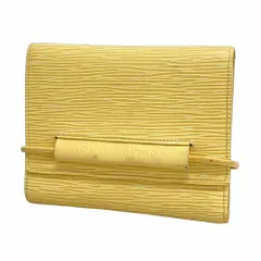 ！新品同然！　ルイヴィトン　折り財布　エピ　ポルトモネエラスティック　74a90 新品同然！ ルイヴィトン 折り財布 エピ ポルトモネエラスティック