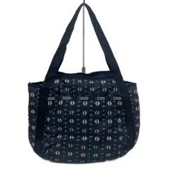 LESPORTSAC(レスポートサック) ショルダーバッグ - ダークネイビー×ライトパープル×マルチ